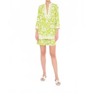 NEW FLORA BEA chichi three quarter sleeve tunic in cultured green pearl